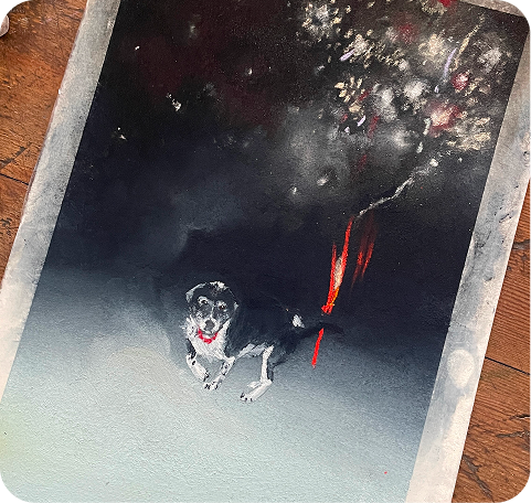 Bonnie's senior dog
